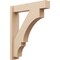 Ekena Millwork 6-in W x 28-in D x 34-in H Balboa Block Rough Cedar Woodgrain TimberThane Outlooker, Primed Tan OUTUR060X28X34BOA44RCPR - alternate 1